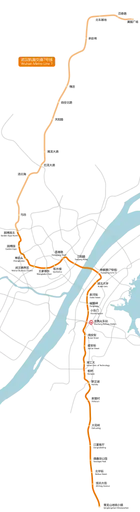 Voir la carte de la ligne.