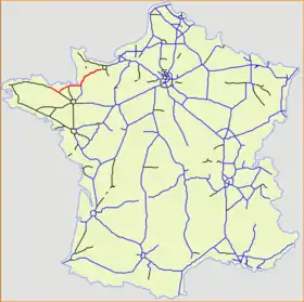 Itinéraire de la route européenne 401