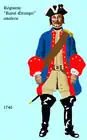 l' uniforme par application de 1740