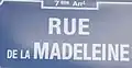 Rue de la Madeleine