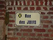 Rue des Juifs à Saint-Blimont