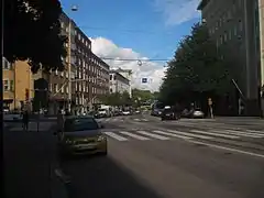 Croisement de Töölönkatu.