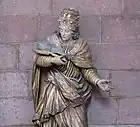 Statue de saint Grégoire (XVIIIe&nbsp;siècle).