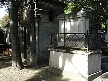 Sépulture de Charles Guillaume Alexandre Bourgeois - Cimetière Montmartre.
