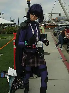 Cosplay de Hit-Girl.