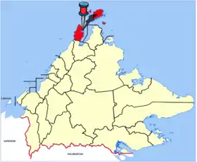 Localisation de Kudat