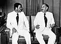 Le président Hassan al-Bakr et son vice-président Saddam Hussein en 1978.