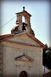 Détail de la façade.