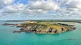 Vue générale de l'île Besnard.