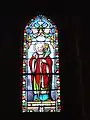 Vitrail de saint Félix, patron de la paroisse.