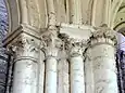 Bas-côté sud, 3e travée, chapiteaux au nord-est.