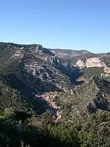 Vue générale de Saint-Guilhem-le-Désert.