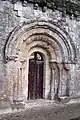 Le portail de l'église (janv.&nbsp;2012).