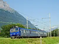La Z 9619 sur un TER Albertville&nbsp;– Chambéry.