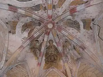 Les peintures du chœur du XVIe&nbsp;siècle.