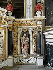 Détail du retable de saint Léger.