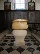 Fonts baptismaux de l'église