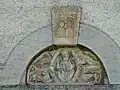 Le tympan du portail de l'église