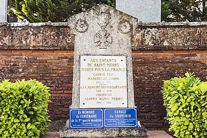 Le monument aux morts