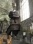 Chaire à prêcher inscrite à l'Inventaire.