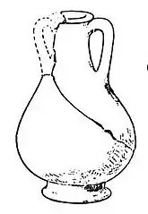 Petit guttus à deux anses.Hauteur 10&nbsp;cm