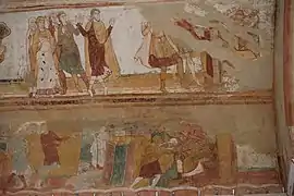 A 32 - Séparation d'Abraham et Lot (Gen.13, 8-9)A 33 - Lot emmené en prison (Gen.14, 12-14)----B 42 - Isaac bénit Jacob (Gen.27, 18-19)