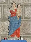 La Vierge à l'Enfant du XVIIe&nbsp;siècle.