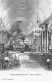 Vue de l’intérieur de l'église au début du XXe&nbsp;siècle.