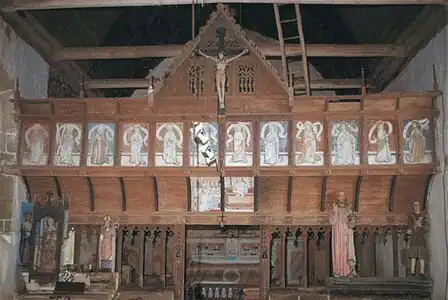 Jubé,chapelle Saint-Fiacre.