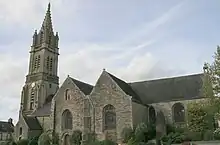 L'église vue de la place