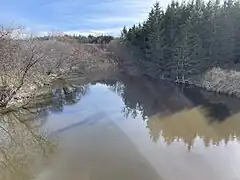 Du Pont Veillette, poutres en béton armé (1943), P-01599, route du Pont Veillette