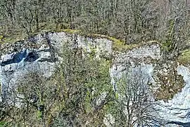 Muraille sud (gros plan).