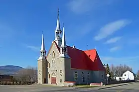 L'église de la Sainte-Famille de l'île d'Orléans.