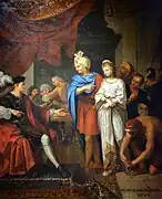 Sainte Bathilde vendue à Erchinoal, par Guy-Louis Vernansal, 1700.