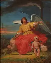 Giacomo Casa, Venise Triomphante, dans la Salle du Sénat.