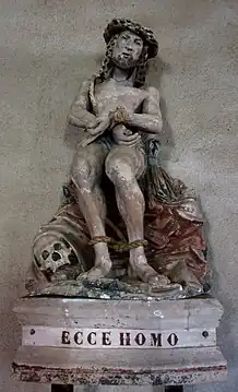Salives (Côte-d'Or), église Saint-Martin, Christ de pitié (XVe – XVIe&nbsp;siècle)