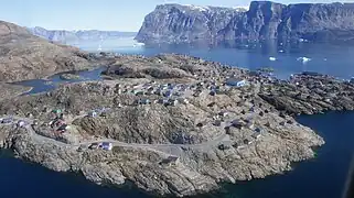 île d'Uummannaq&nbsp;(en), Groenland.