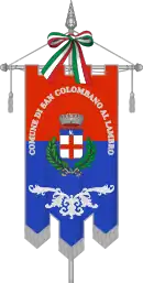 Drapeau de San Colombano al Lambro