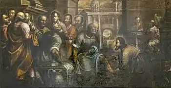 Lavement  des pieds  par M. Colonna.