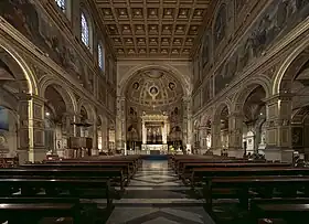 intérieur de l'église San Lorenzo in Damaso