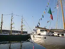 Santa Maria Manuela au Havre pour les Grandes Voiles 2017