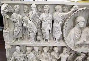 Détail du registre supérieur, à gauche