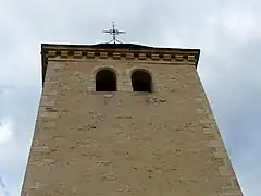 Le clocher de l'église.