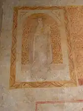 Fresque, chapelle saint Pierre XVIe&nbsp;siècle.