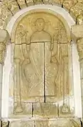 Christ en majesté - bas relief de la 1re moitié XIIe&nbsp;siècle