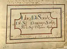 Page titre du manuscrit de Madrid.