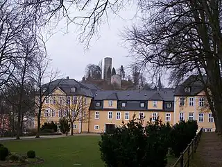 L'ancien et le nouveau château de Lobenstein