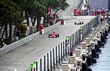 Après la chicane du tunnel.