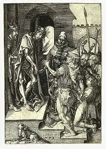Martin Schongauer, Ecce Homo (XVe siècle).