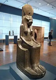 Déesse Sekhmet remployée par Sheshonq&nbsp;Ier